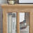 LED Curio Display Cabinet,Antique Display Cabinet With Adjustable Shelves,Retro Design Quality Showcase With Lattice Doors Elegant Bookcase And Storage Cabinet For Home Decor And Organization  OAK-122821434