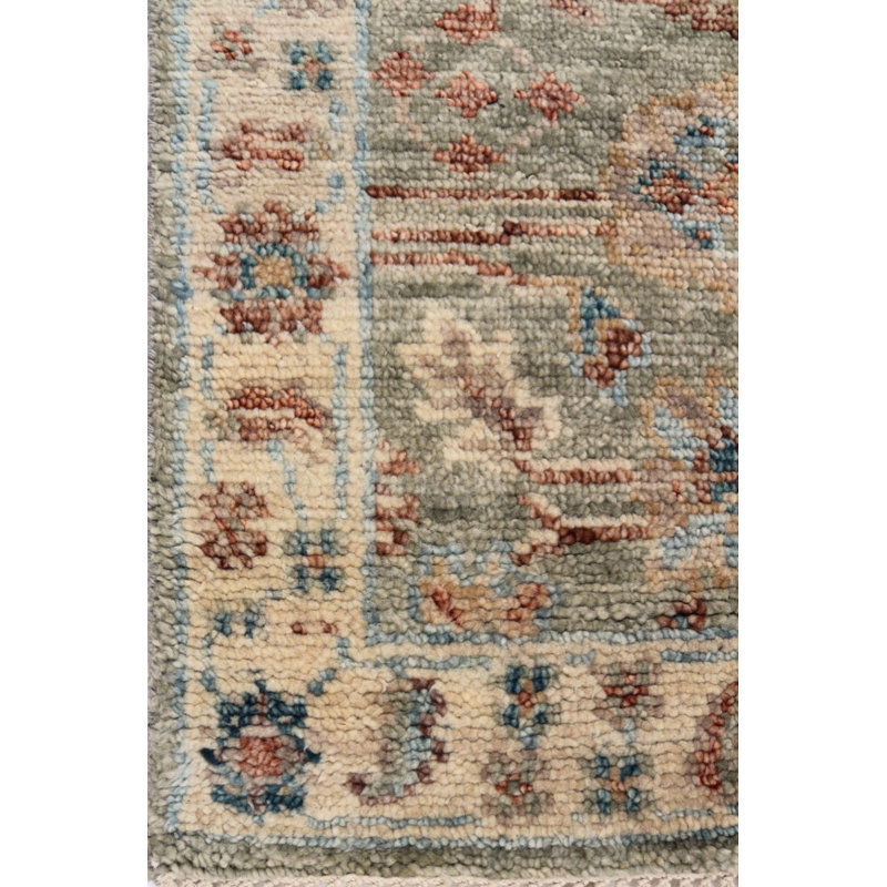 Oriental Area Rug in Green