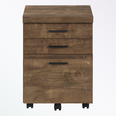 18.25'' Wide 3 -Drawer Mobile File Cabinet