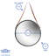 Harbour Housewares - Round Metal Frame Hanging Mirror on Strap-149946760-149946765