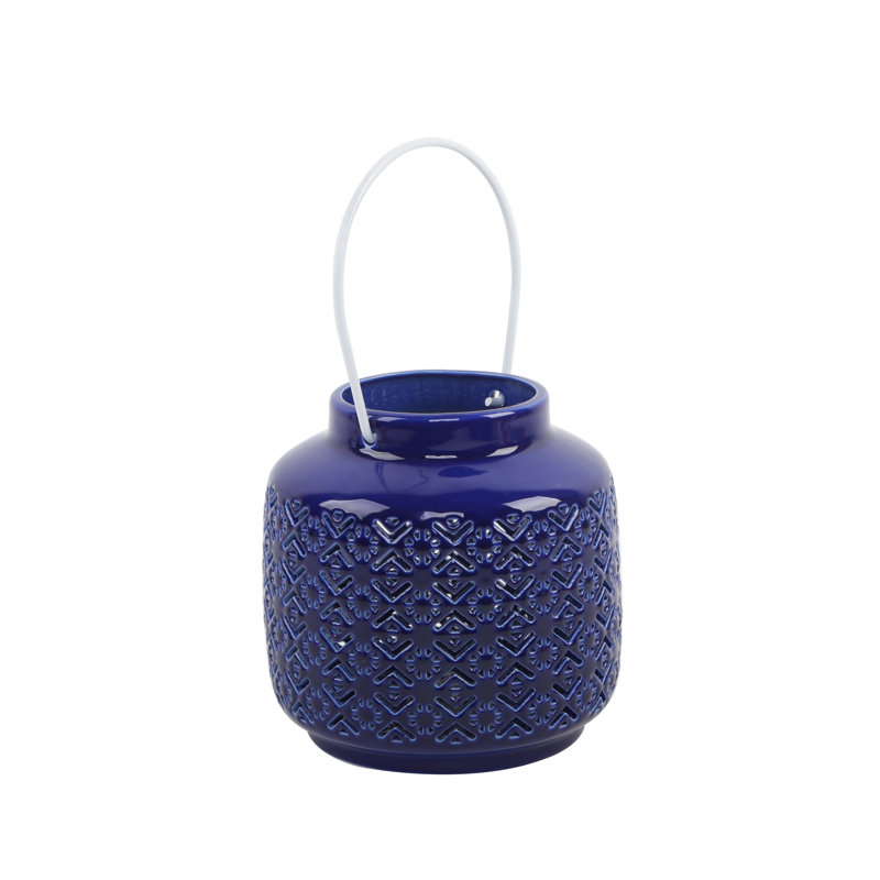 9.5'' H Concrete / Cement Tabletop Lantern