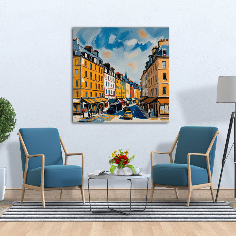 Streetlife Conversations II, 30" H x 30" W