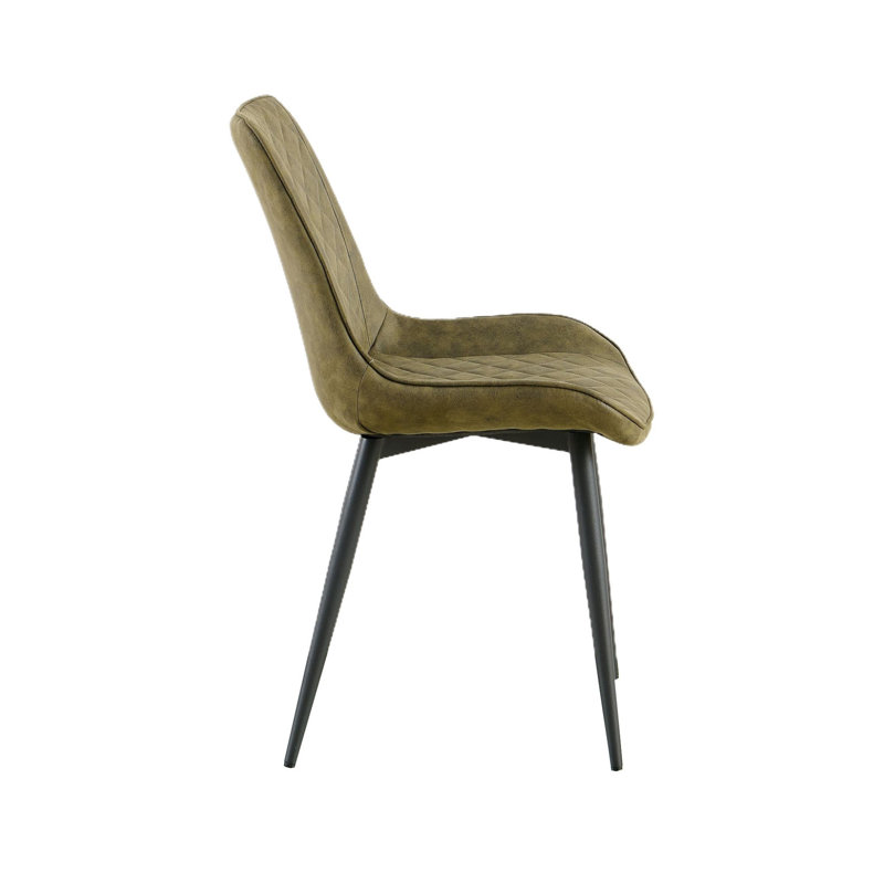 Chaise rembourrée et rembourrée Tampa, Vert