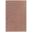 Costa Cotton Geometric Area Rug in Rust/White-712225773