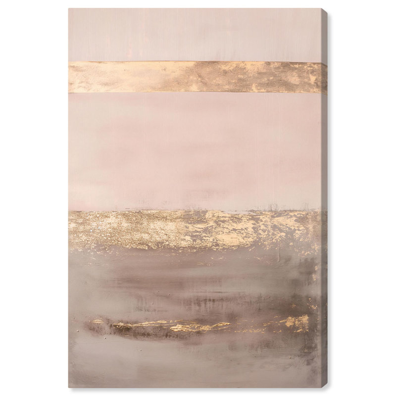 Modern Luxury 45" x 30" Canvas Boho Abstract Art