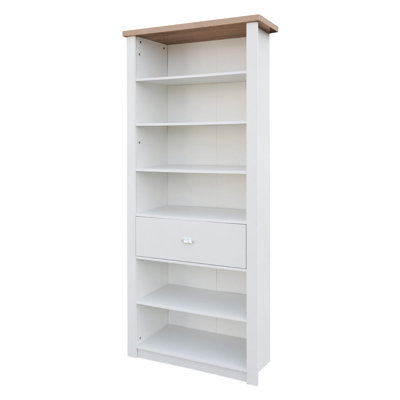 St Ives 200cm H x 88cm W Solid Wood Standard Bookcase