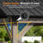 Aoodor 12' x 10' Wood Gazebo with Outlets-98610615