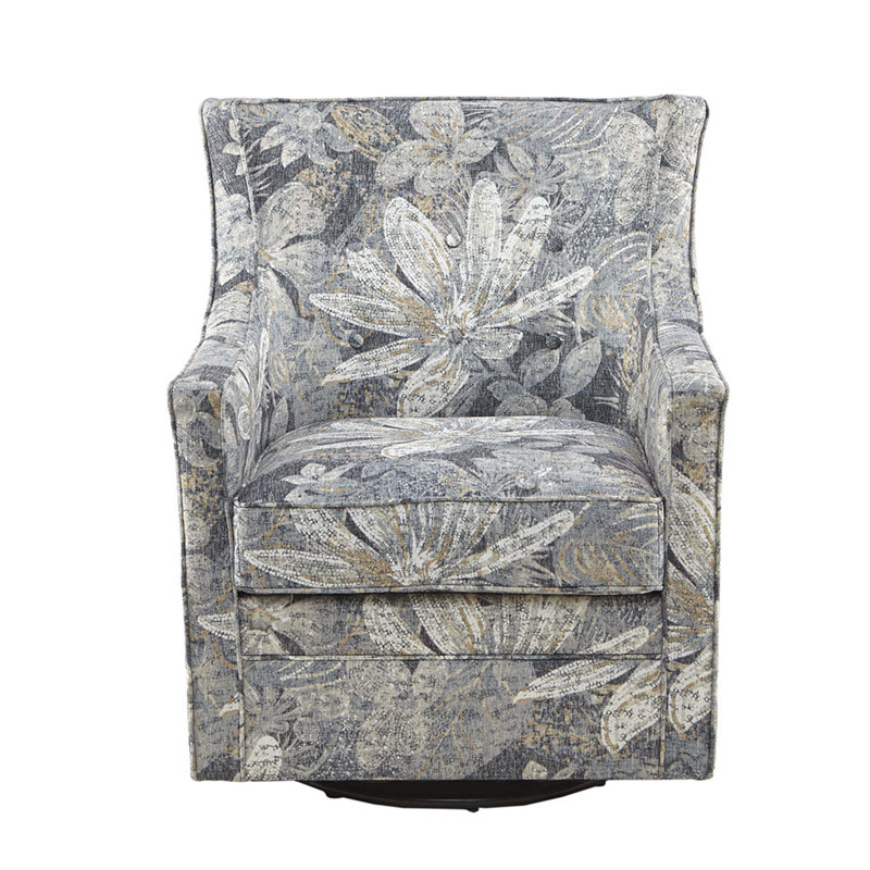 Alana Swivel Glider Chair, Polyester double