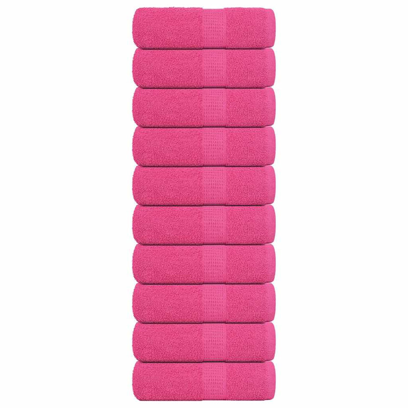 Semyon 100% Cotton Fingertip Towel, Pink