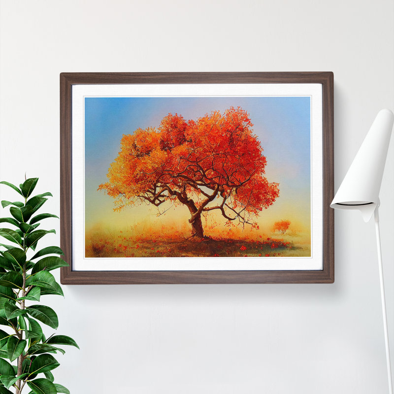 Evolving Apple Tree - Framed Print, 34cm H x 46cm W x 2cm D, Walnut