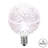 Vickerman G50 LED Pure White Replacement Bulb, E12/C7 Nickel Base .38W, 10 Bulbs Per Pack