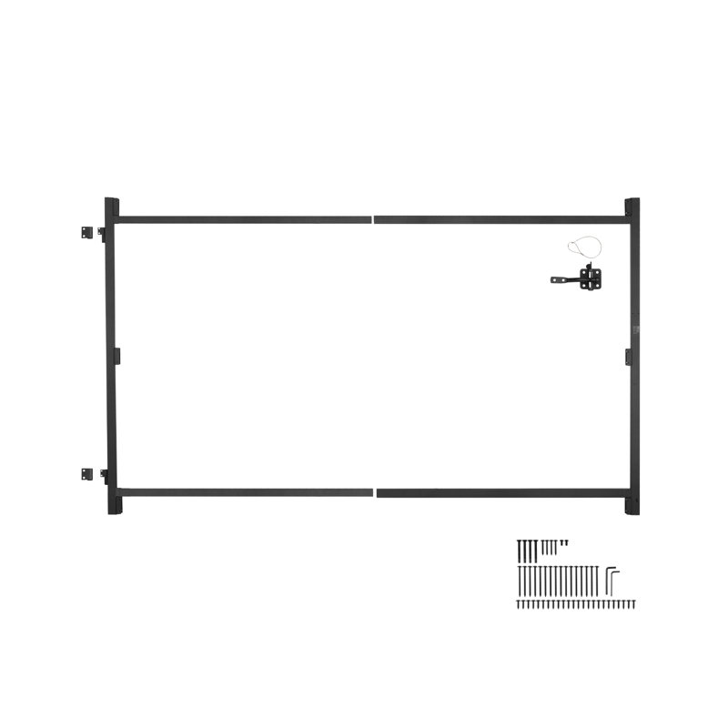 Kit de construction de barrières pour ouvertures noires, H 65 po x l 96 po x P 2,24 po