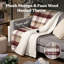 Russell Hobbs® RHHT1006TAR Faux Wool and Sherpa Heated Throw in Tartan