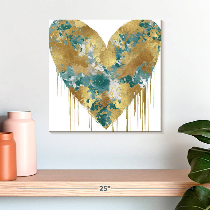 Hardie Big Hearted - vert et or, H 16 po x l 16 po