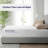 100% Viscose from Bamboo Fitted Sheet Only, 300 Thread Count, Extra Deep Pocket, Elastic with 4 Corner Straps, Cooling & Breathable, Bedding Sheets for Hot Sleepers - Gift-Ready Packaging (White)-111683280-111683281