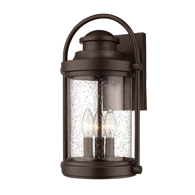 Perse Wall Light, Bronze, 19" H x 11.5" W x 10" D
