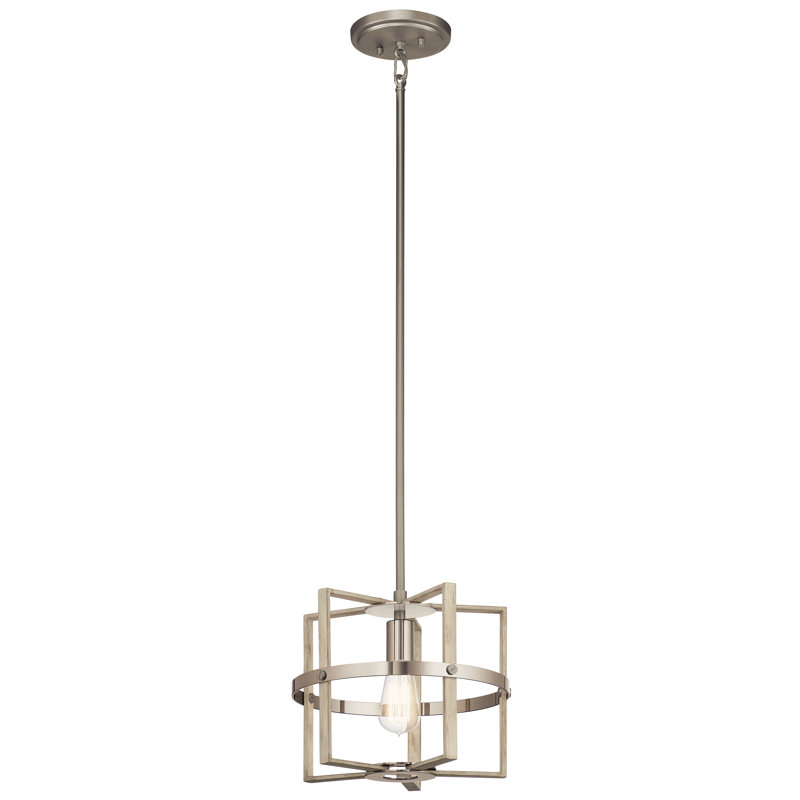 Luminaire suspendu géométrique unique à 1 lumière