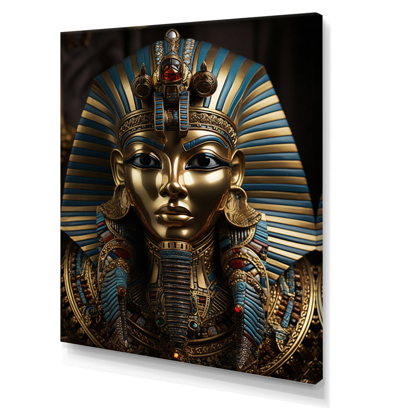 Kahutia, Égypte, pharaons, héritage II - Égypte, art mural, Toile tendue, H 32 po x l 24 po x P 1 po