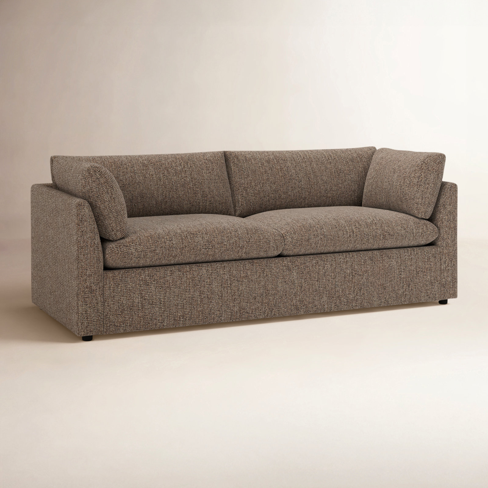Kallie 86'' Sofa, Valet Coffee Tweed