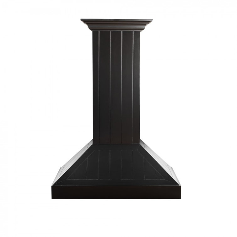 ZLINE 30 in. Wooden Convertible Vent Wall Mount Range Hood in Rustic Light Finish - Includes Motor (KPLL-30)