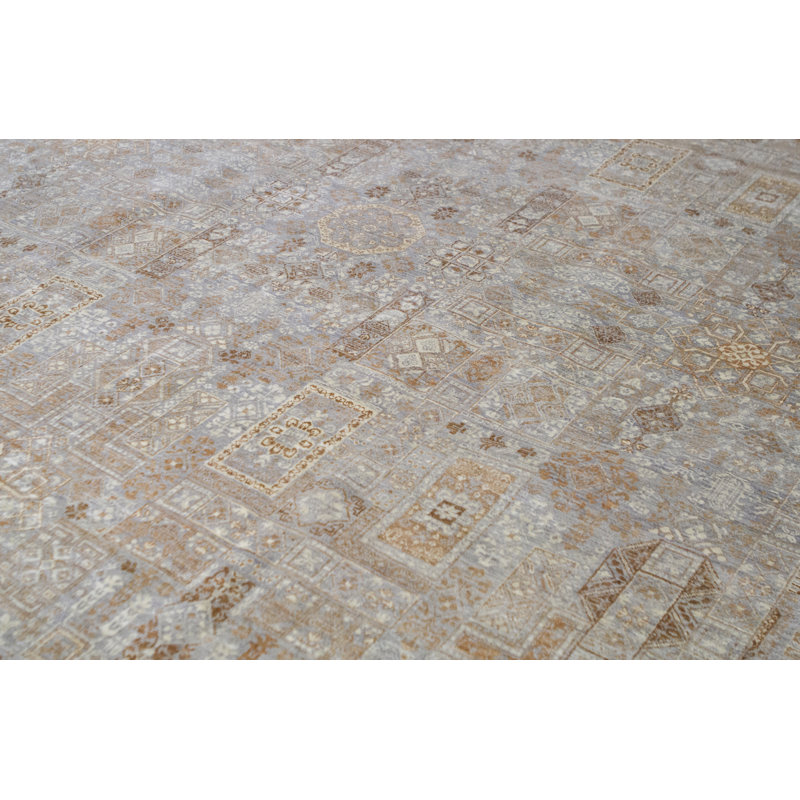 Tapis rouille de haute qualité noué à la main
