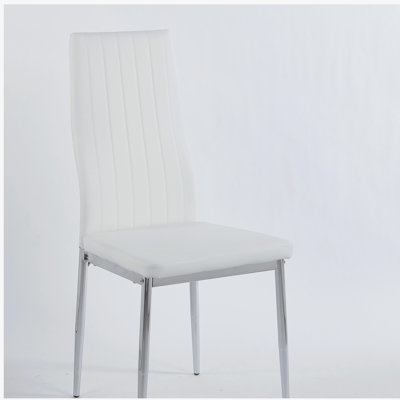 Ensemble de salle à manger 1 + 4,5 pièces, table de salle à manger à pieds en métal Mid-Century pour 4 à 6 personnes avec plateau en verre, table de salle à manger à piédestal, table basse de loisirs.