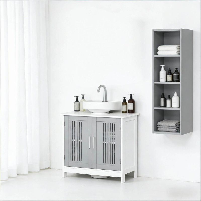 Armoire de rangement robuste pour salle de bain