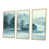 Toile naturelle avec cadre flottant