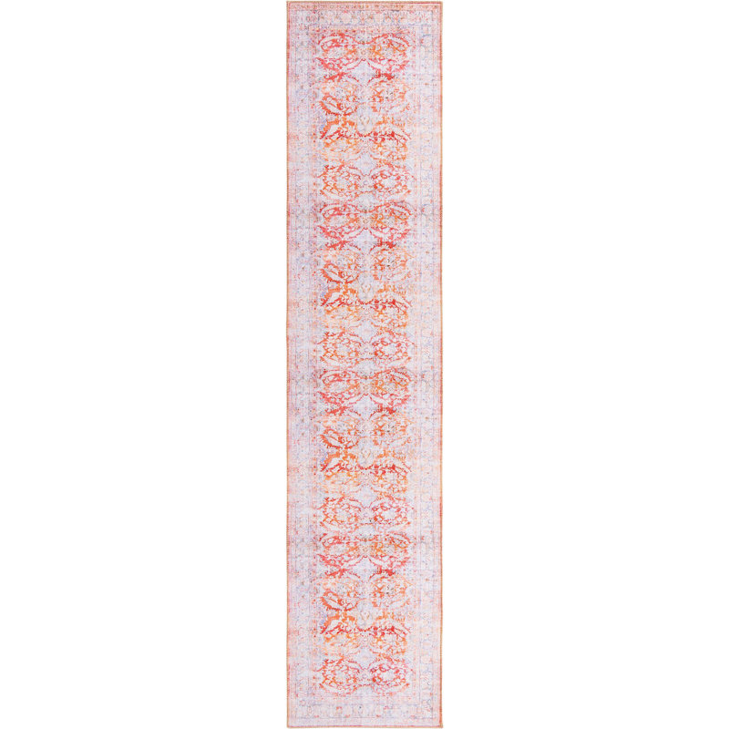 Mcclamma Chenille Oriental Indoor Rug, Runner 2'6" x 12'