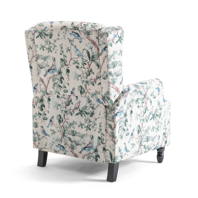 29.13cm Wide Standard Recliner, Blue Bird