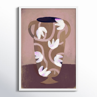 Flowered Vase Print by Marco Marella