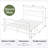 Vintage Style Metal Platform Bed Frame With Arch-Design Headboard And Footboard-145540710-145540711