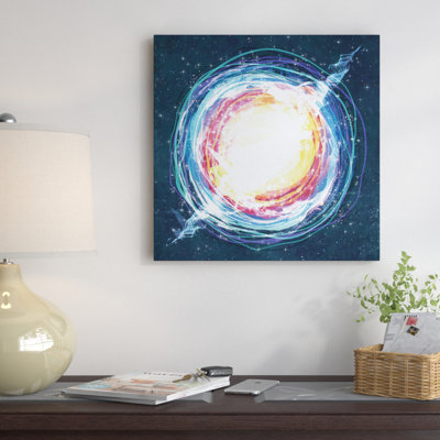 « lustre supernova », impression sur toile tendue
