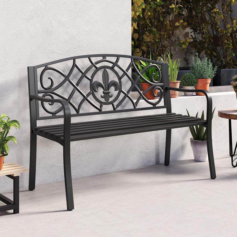 Metal Outdoor Bench