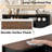 U-STYLE 59.3'' Farmhouse Sideboard Buffet With Sliding Barn Door & Mesh Panels, Open Storage For Living Room, Hallway, Balcony, Kitchen & Office-1541428386