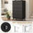 27.5" W 5-Drawer Dresser For Bedroom, 47.2” H Fluted Design Wood Tall Chest Of Drawers （Set Of 2)-683112852
