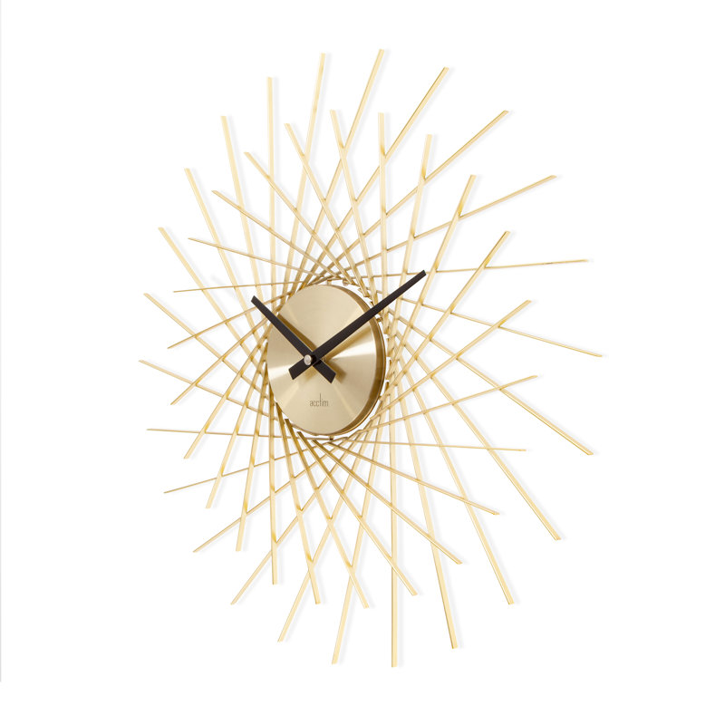 49Cm Wall Clock, Gold