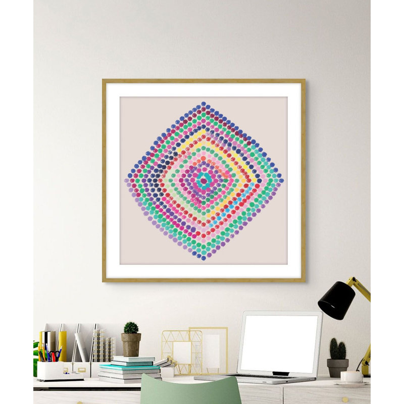 Multicolor Dot 1 Print, 20.48" H x 20.48" W