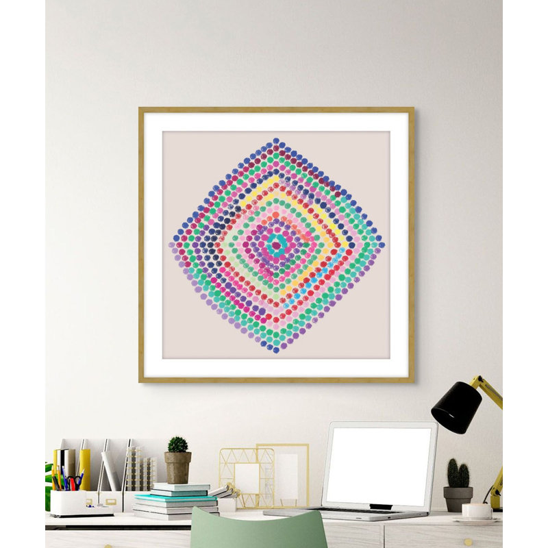 Multicolor Dot 1 Print, 24.48" H x 24.48" W