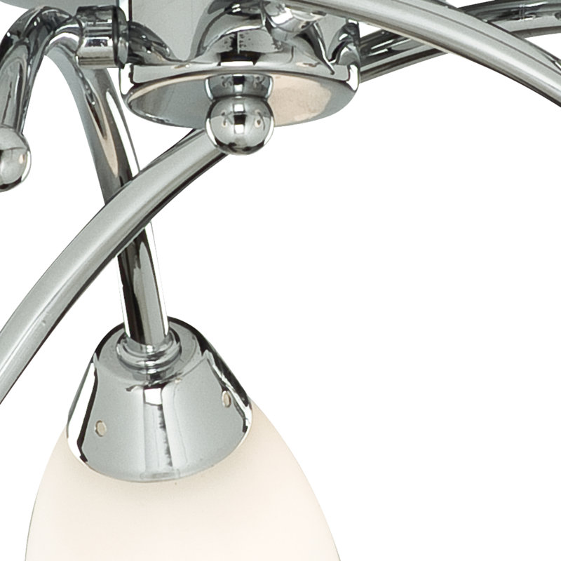 Kiantone Semi Flush Mount, Chrome
