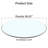 36.02 inches,Tempered glass tabletop
