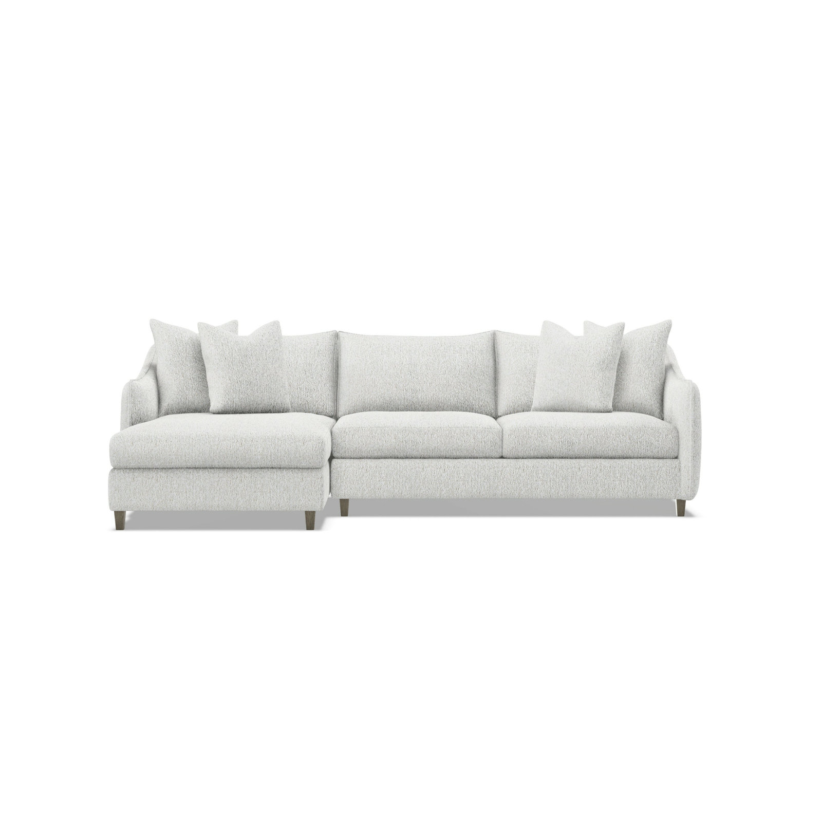 Joli Upholstered Chaise L-Sectional, 1000-002