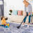 Lint-free, stylish, stain-resistant area rug-1161348743