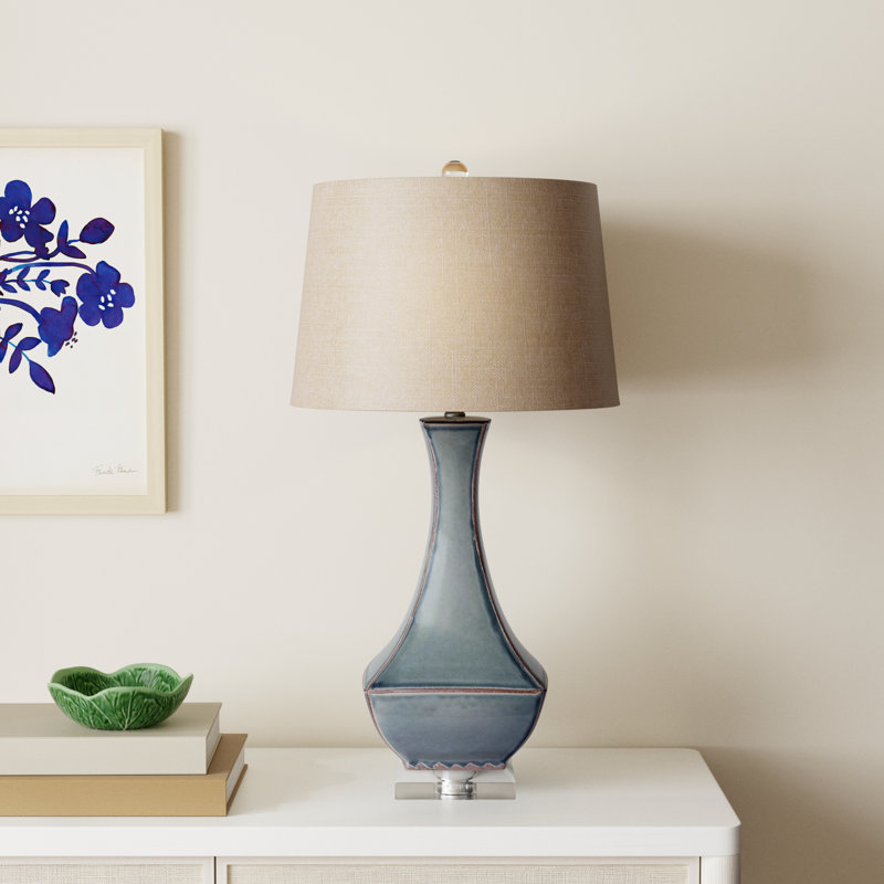Sterling 31" H Table Lamp , Gray