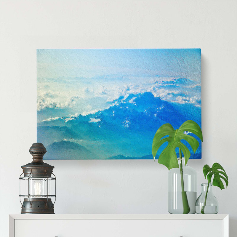 Clouds Above The Mountains - Wrapped Canvas, 35cm H x 50cm W x 3cm D
