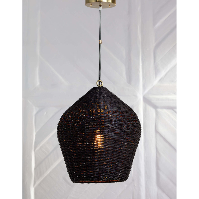 Georgian Pendant, Black