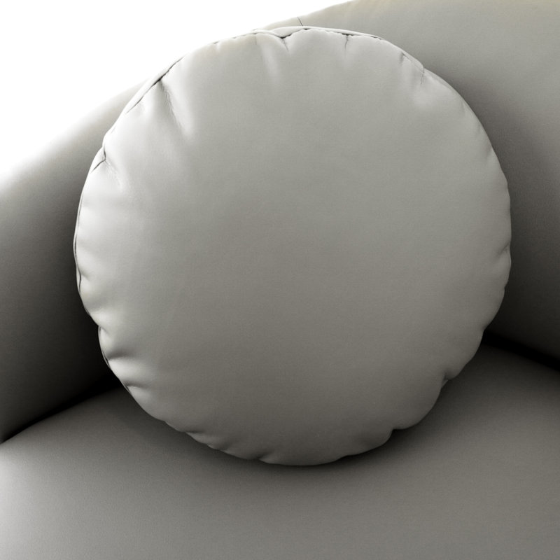 Canapé courbé de style japonais Mid-Century Grimsby, Gris