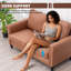 2 Seater Faux Leather Loveseat