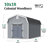 Colonial Woodbury Outdoor Wood Storage Shed-116014380-116014387