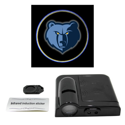 Éclairage DEL pour portière de voiture Memphis Grizzlies | 6,35 cm x 6,35 cm